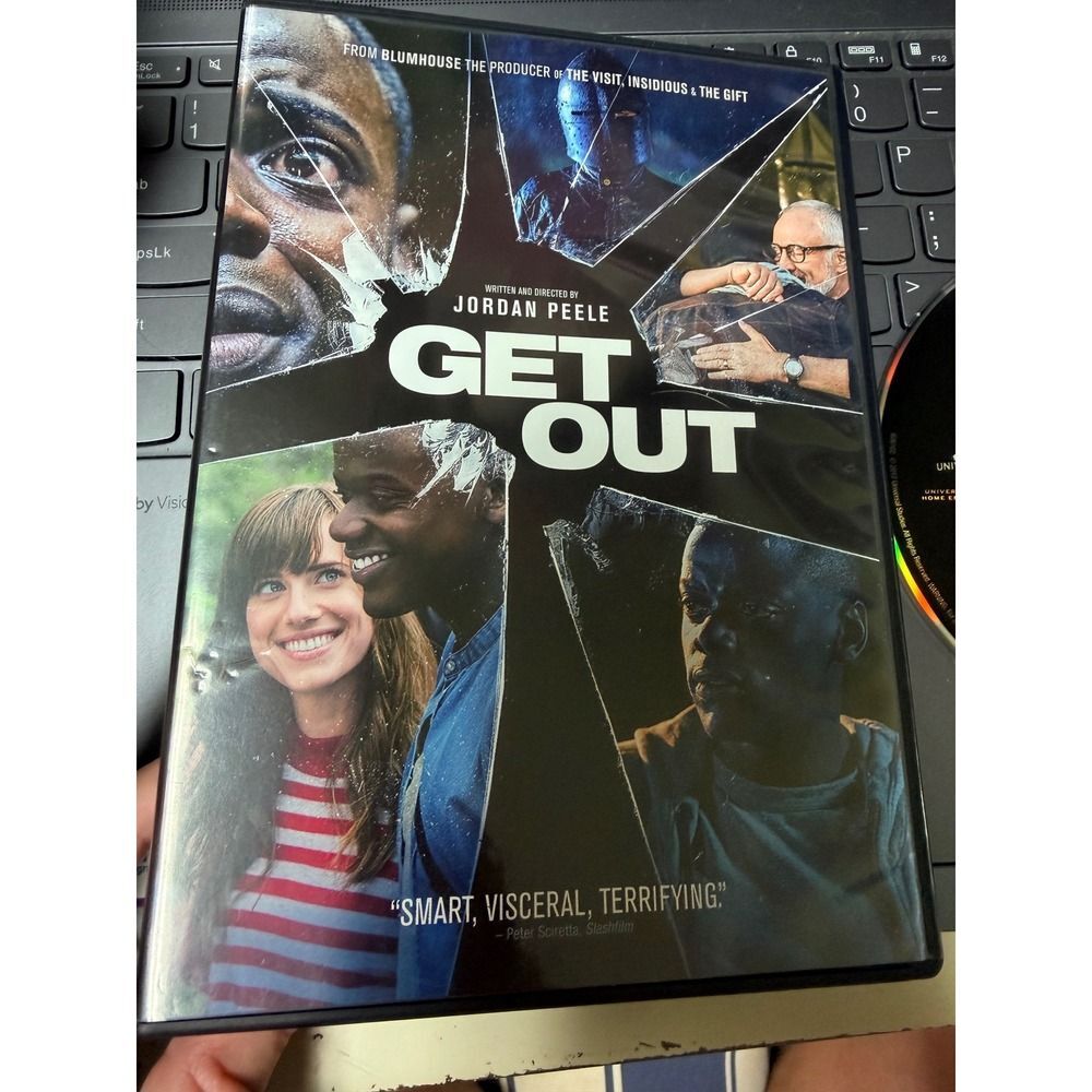 Get Out DVD Jordan Peele Blumhouse Horror Thriller Daniel Kaluuya